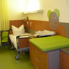 Umgestaltung Entbindungsstation im Altbau des Saale-Unstrut-Klinikums Naumburg
